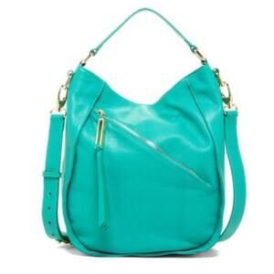 Gorgeous Kelsi Dagger Izzy‎ Diagonal Zip Hobo, Turquoise